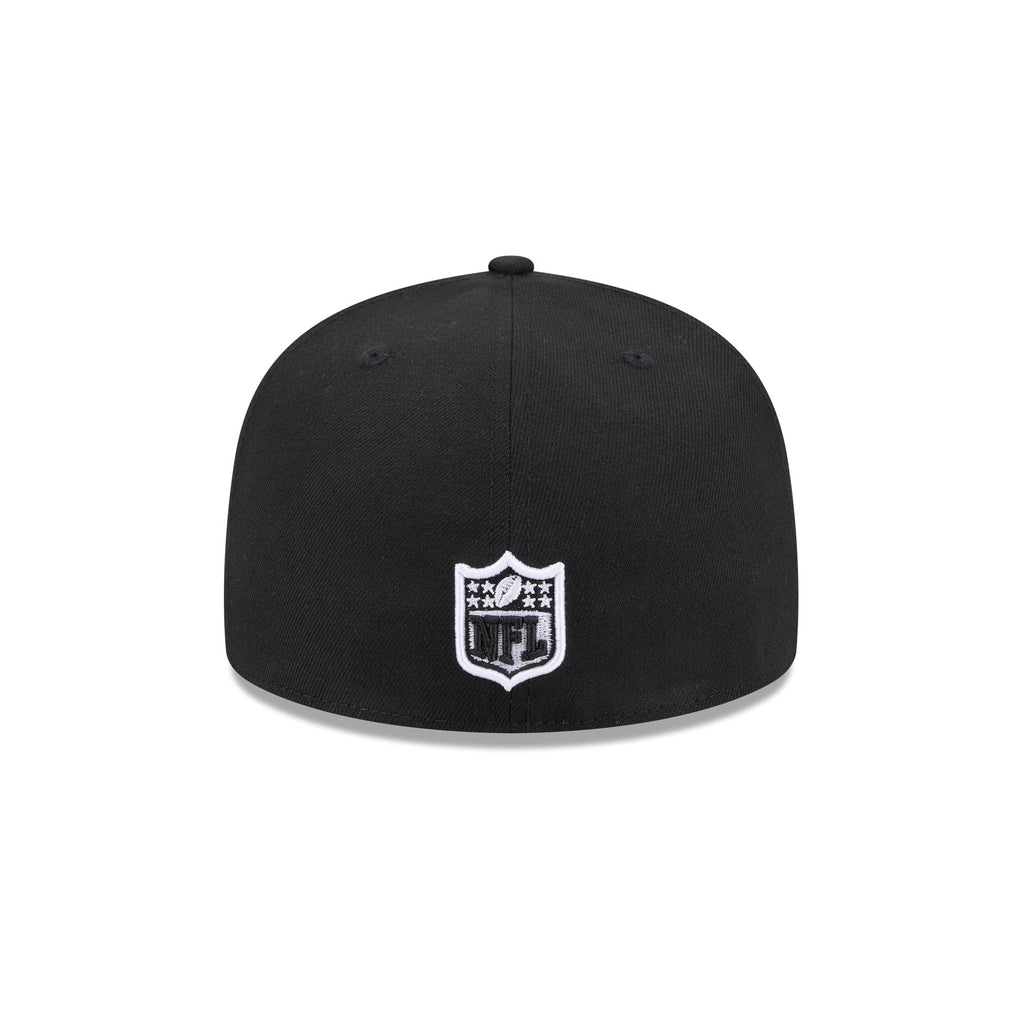 San Francisco 49ers Black and White Basic 59FIFTY Fitted Hat