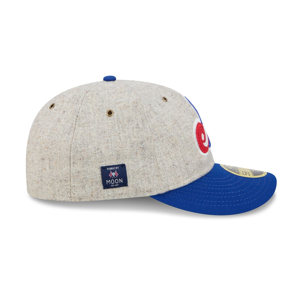 Montreal Expos Moon Herringbone Retro Crown 59FIFTY Fitted Hat