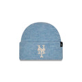 New York Mets Woolen Blue Short Cuff Knit Beanie Hat