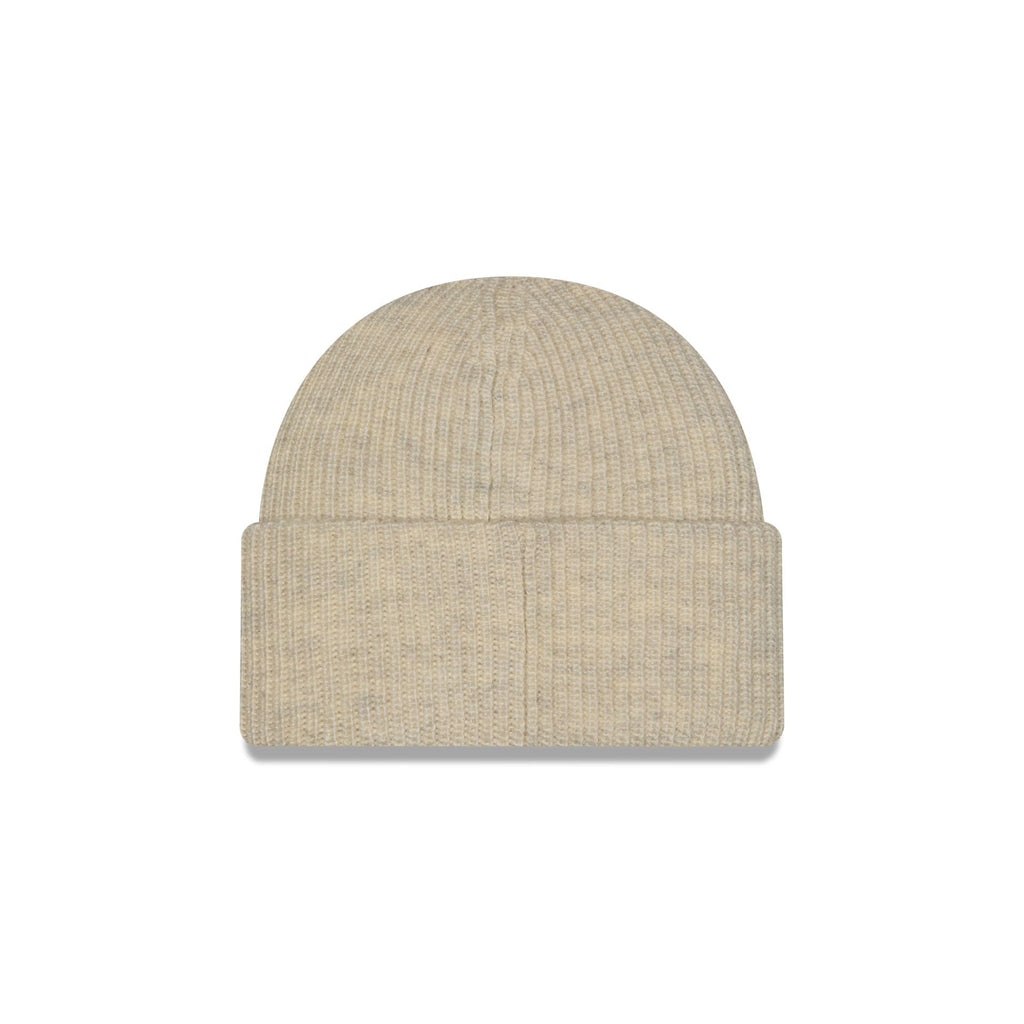 Los Angeles Dodgers Woolen Heather Gray Short Cuff Knit Beanie Hat