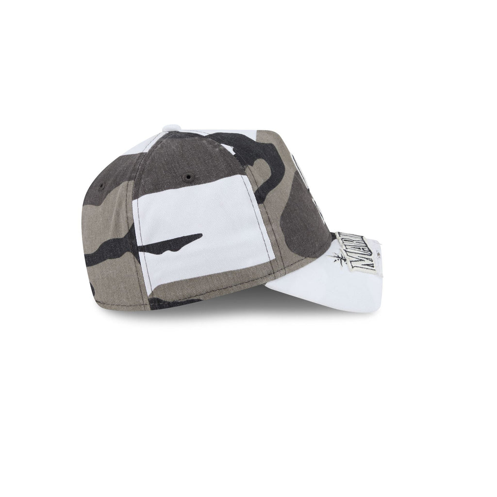 Seattle Mariners Washed Camo 9FORTY A-Frame Unstructured Cut-Off Visor Snapback Hat