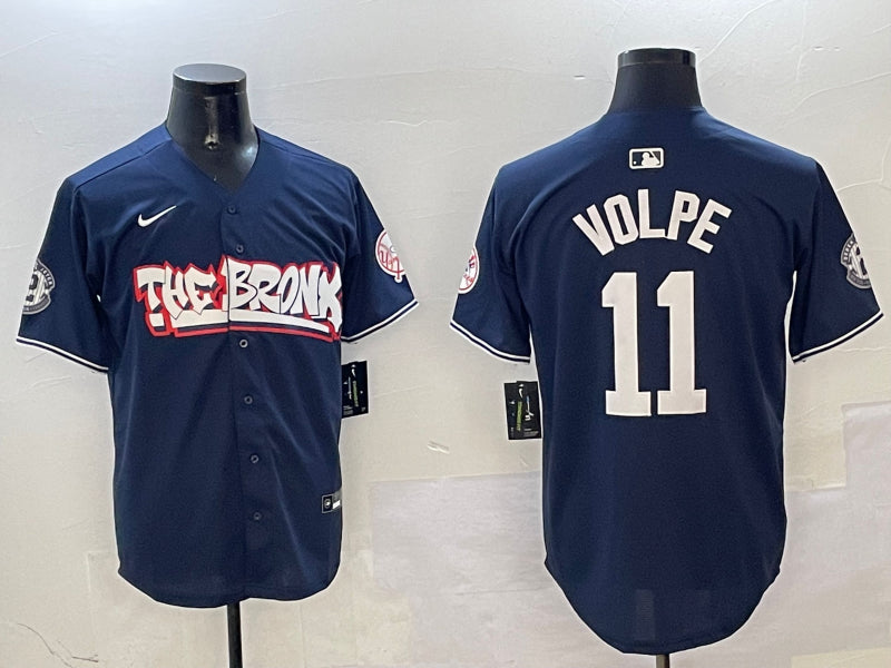 Men's New York Yankees Anthony Volpe Navy Limited Jersey