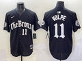 Men's New York Yankees Anthony Volpe #11 Black Alternate Limited Jersey