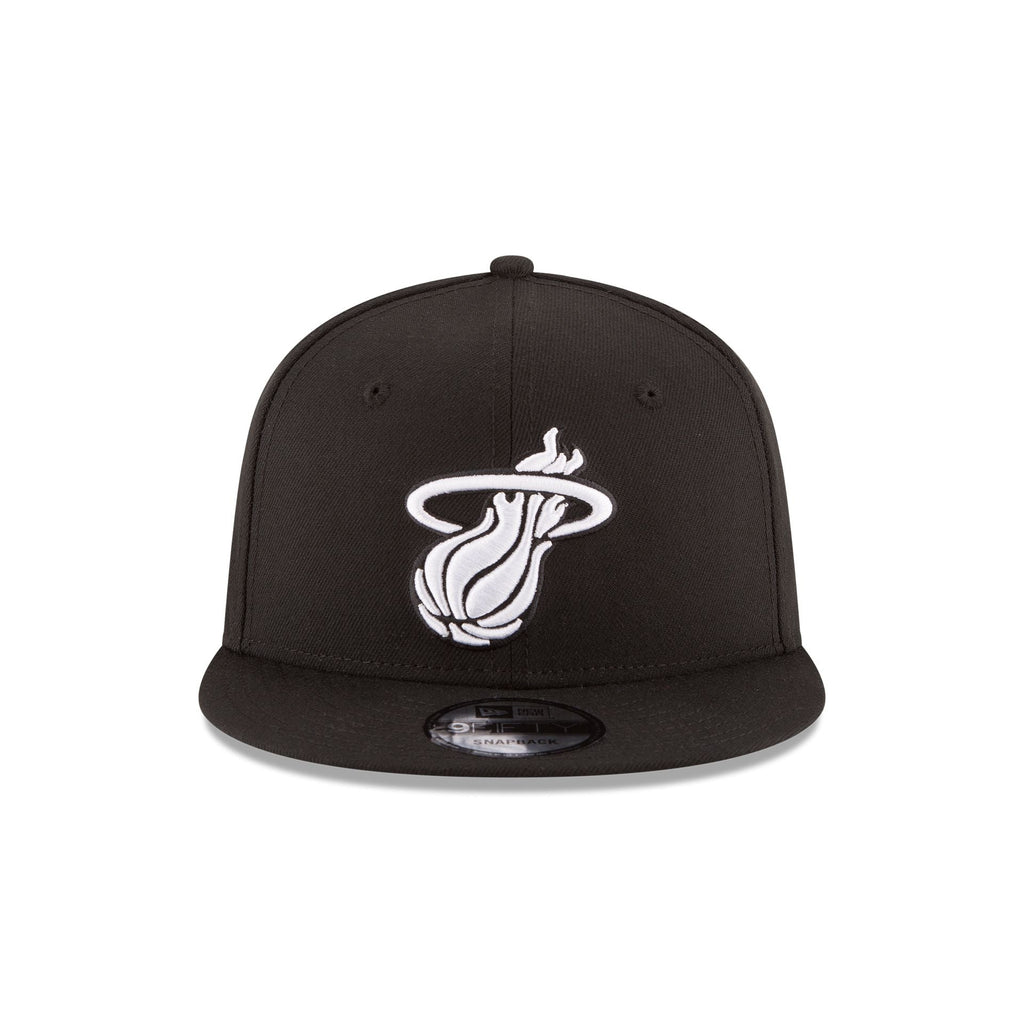 Miami Heat Basic Black 9FIFTY Snapback Hat