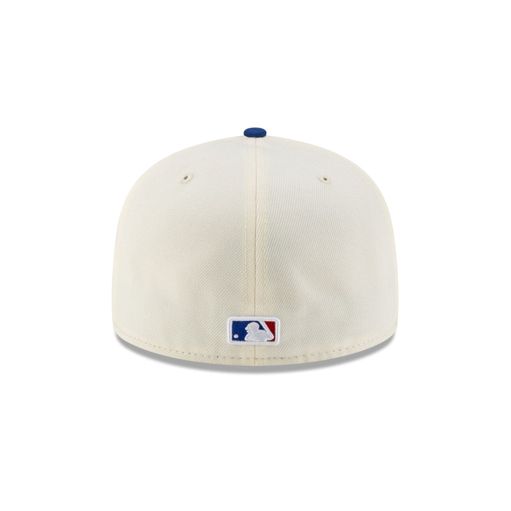Chicago Cubs Upside Down Logo Chrome 59FIFTY Fitted Hat