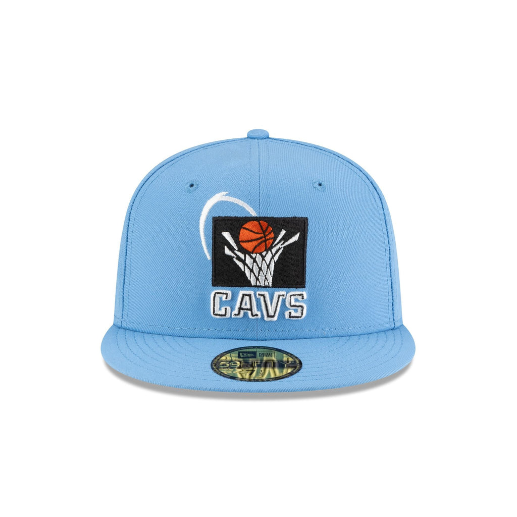 Cleveland Cavaliers 1994-2003 Hardwood Classics Radiant Blue 59FIFTY Fitted Hat