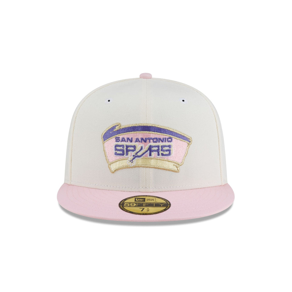 Just Caps Chrome Pink San Antonio Spurs 59FIFTY Fitted Hat