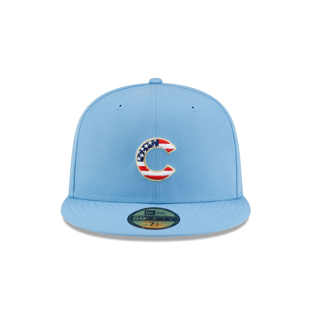 Chicago Cubs Red. White & Blue 59FIFTY Fitted Hat