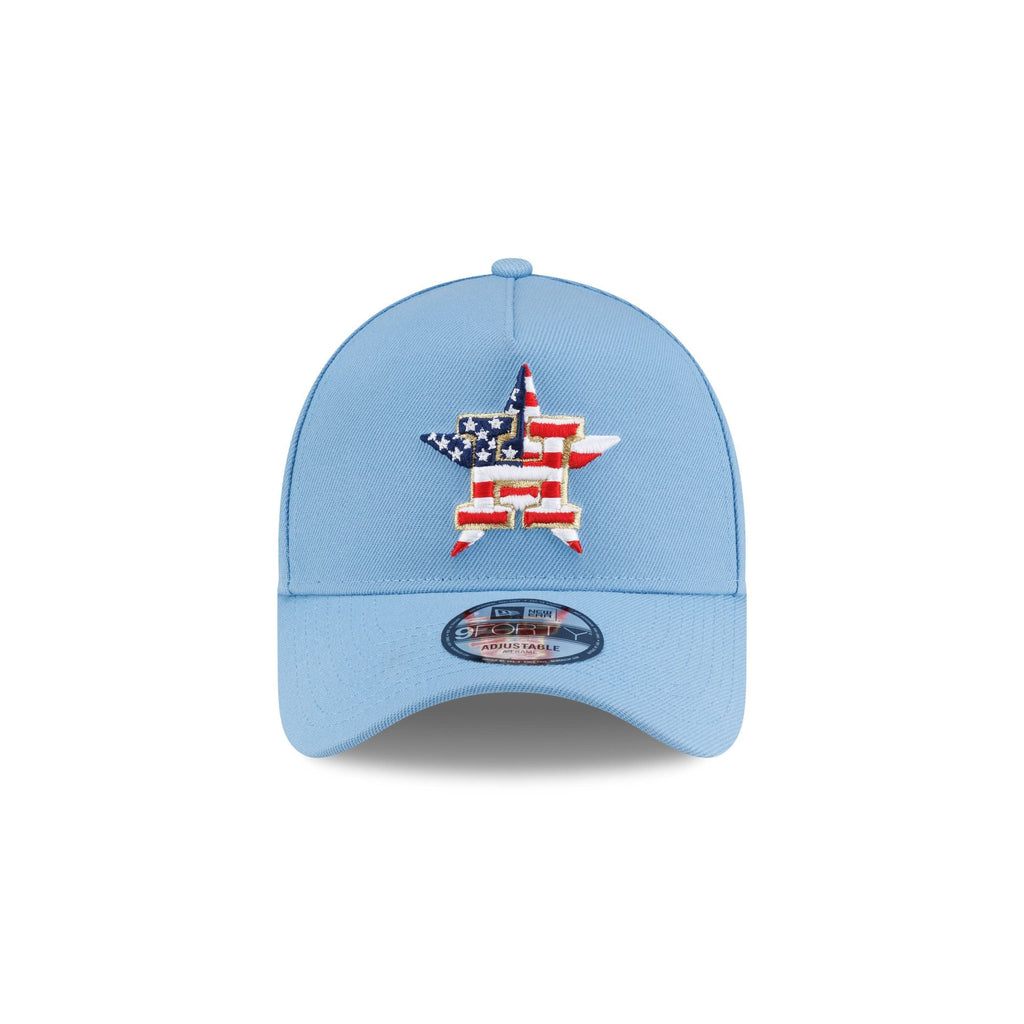 Houston Astros Red. White & Blue 9FORTY A-Frame Snapback Hat