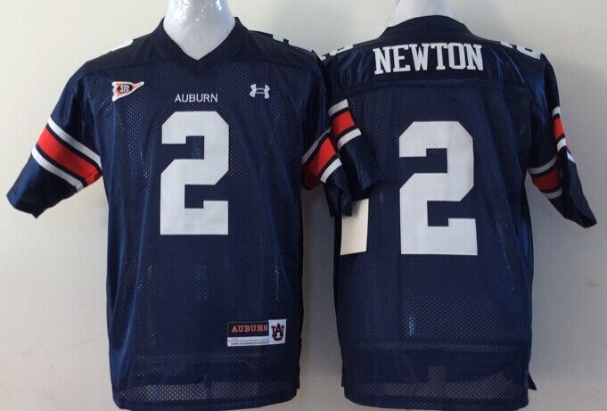 Men's Auburn Tigers Cam Newton #2 Navy Jersey