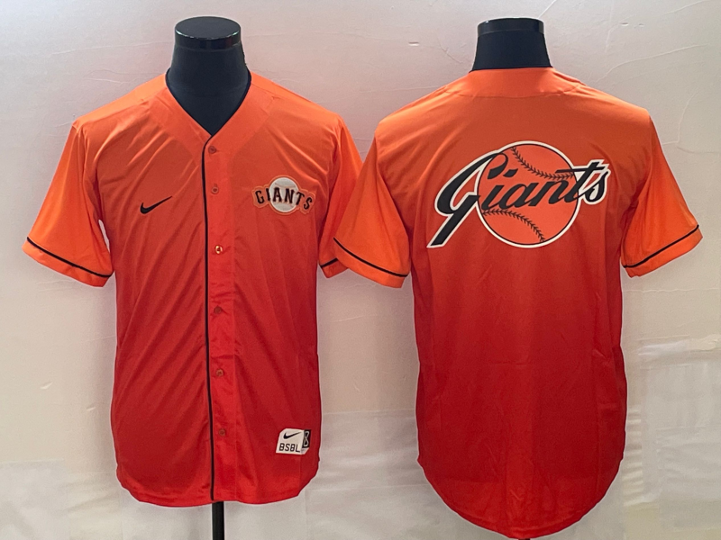 Men's San Francisco Giants Orange Alternate Team Jersey