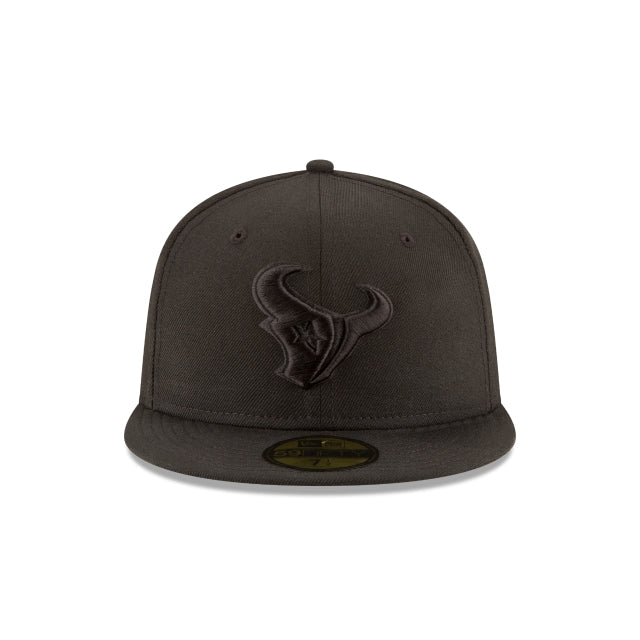Houston Texans Black On Black 59FIFTY Fitted Hat