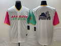 Men's San Diego Padres White City Connect Team Jersey