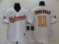 Men's Washington Nationals Ryan Zimmerman #11 White Baseball Jersey
