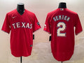 Men's Texas Rangers Marcus Semien #2 Red Jersey
