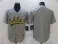 Men's Oakland Athletics Gray Blank Jersey