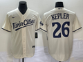 Men's Minnesota Twins Max Kepler #26 Beige Alternate Jersey