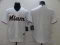 Men's Miami Marlins White Home Blank Jersey