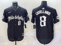 Men's Philadelphia Phillies Nick Castellanos #8 Black Jersey