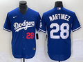 Men's Los Angeles Dodgers J.D. Martinez #28 Blue Jersey