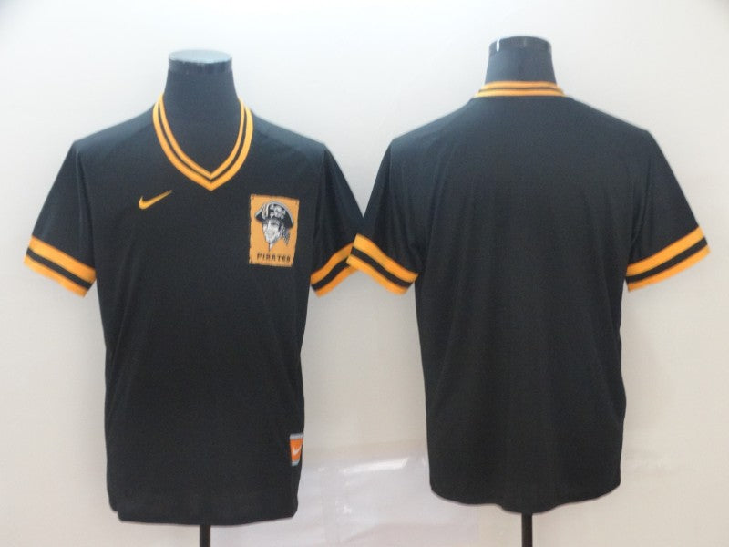 Men's Pittsburgh Pirates Black Blank Jersey