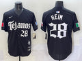 Men's Texas Rangers Jonah Heim #28 Black Limited Jersey