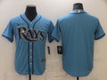 Men's Tampa Bay Rays Blue Blank Jersey