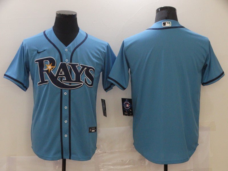 Men's Tampa Bay Rays Blue Blank Jersey