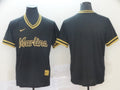 Men's Miami Marlins Black Blank Jersey