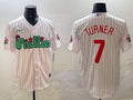 Men's Philadelphia Phillies Trea Turner #7 White Team Jersey