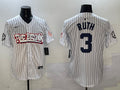 Men's New York Yankees Babe Ruth White Limited Jersey