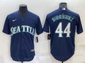Men's Seattle Mariners Julio Rodriguez #44 Navy Baseball Jersey