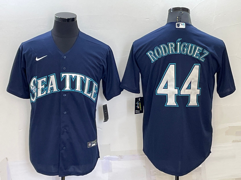 Men's Seattle Mariners Julio Rodriguez #44 Navy Baseball Jersey