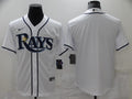 Men's Tampa Bay Rays White Home Blank Jersey