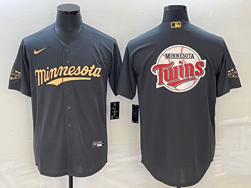 Men's Minnesota Twins Dark Grey Jersey