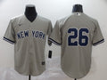 Men's New York Yankees DJ LeMahieu #26 Gray Name Jersey