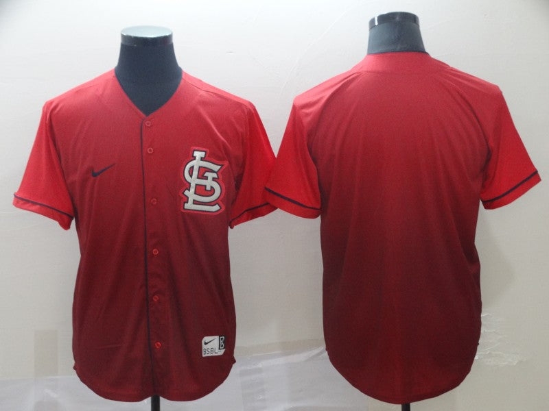 Men's St. Louis Cardinals Red Blank Jersey