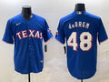 Men's Texas Rangers Jacob deGrom #48 Royal Limited Jersey