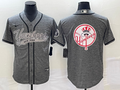 Men's New York Yankees Gray Team Jersey Joint Edition