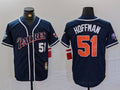 Men's San Diego Padres Trevor Hoffman #51 Navy Jersey