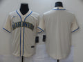 Men's Seattle Mariners Beige Blank Jersey