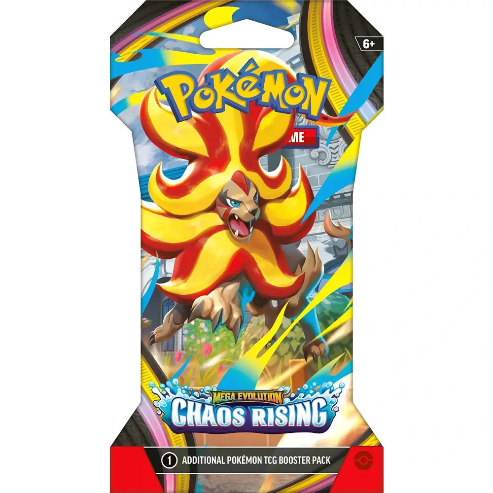 🔥2026 Christmas Gift🎄: Mega Evolution - Chaos Rising Sleeved Booster Pack