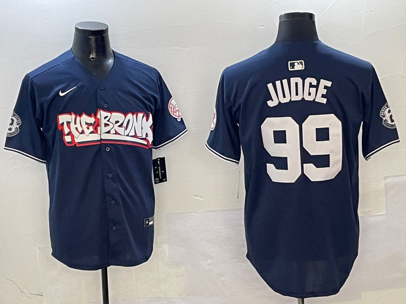 Men's New York Yankees Aaron Judge Navy Limited Jersey