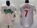Men's Philadelphia Phillies Trea Turner #7 White Jersey