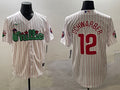 Men's Philadelphia Phillies Kyle Schwarber #12 White Team Jersey
