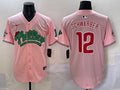 Men's Philadelphia Phillies Kyle Schwarber #12 Pink Jersey