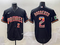 Men's San Diego Padres Xander Bogaerts #2 Black Limited Jersey