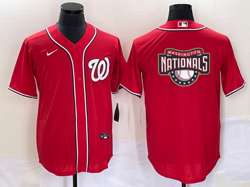 Men's Washington Nationals Red Alternate Team Jersey