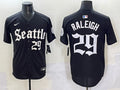 Men's Seattle Mariners Cal Raleigh #29 Black Jersey