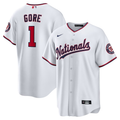 Men's Washington Nationals MacKenzie Gore #1 White Home Jersey